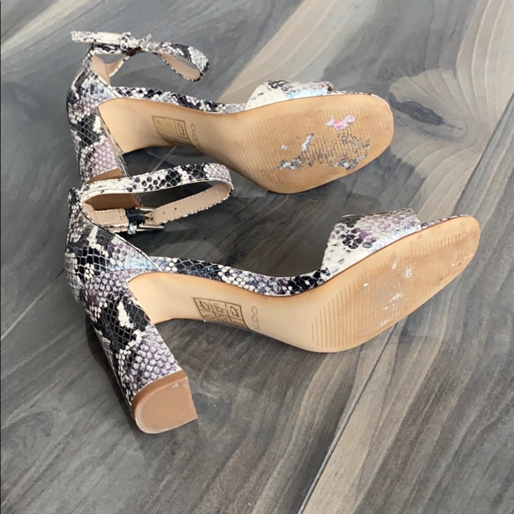 Snake skin sandals - Picture 3 of 6